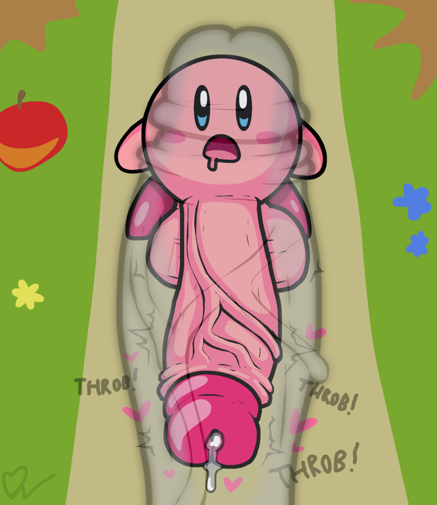 big_balls cock_shock commission commission_art commissioner_upload drooling gay heart huge_cock hyper_penis imminent_anal imminent_sex kirby kirby_(series) massive_penis onithehyperfairy penis_awe pov throbbing_penis veiny_penis waddling_head yaoi