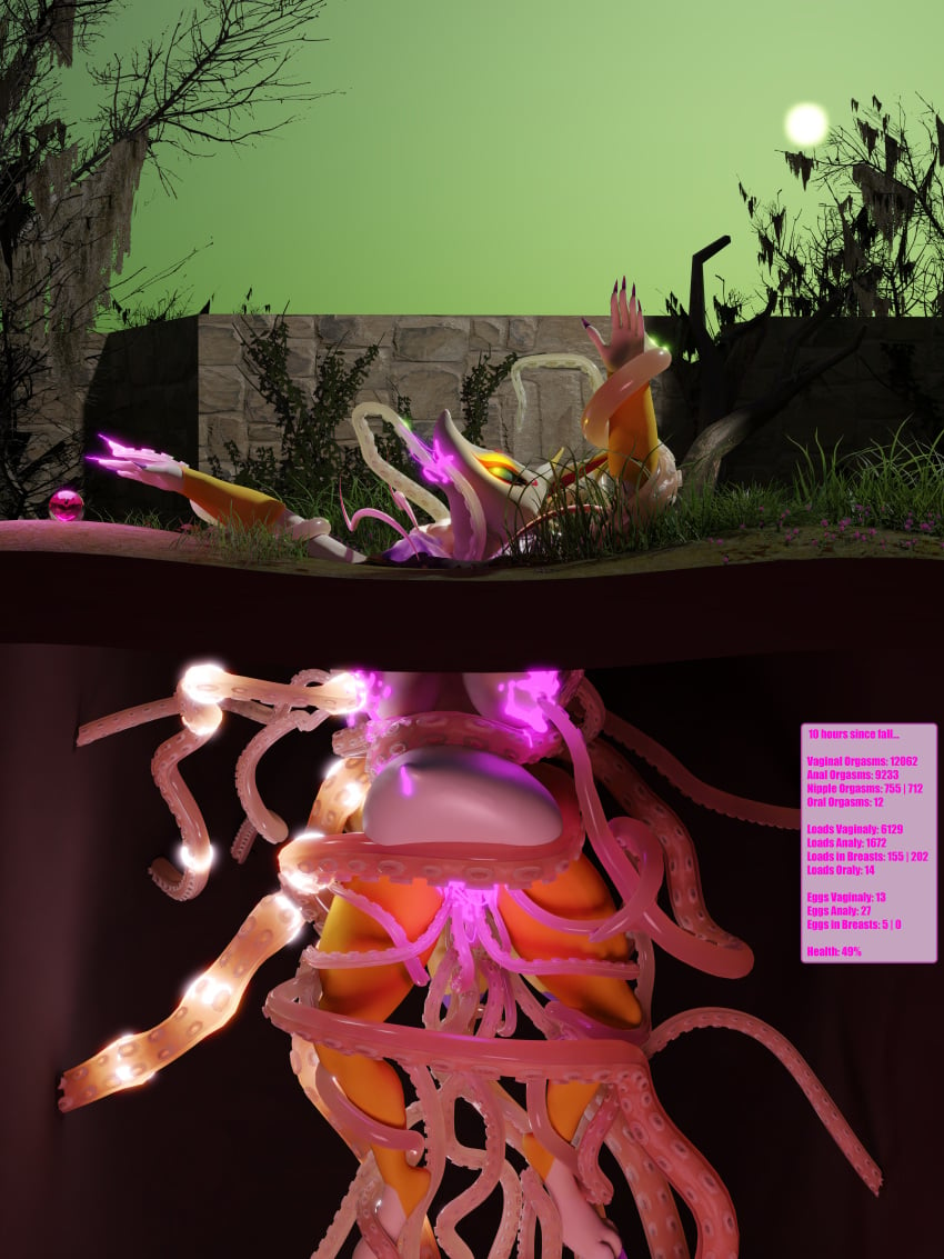 3:4 3d absurd_res anthro blender blender_(software) blender_cycles bodily_fluids breasts brick_wall colored_cum cum cum_from_belly cum_in_mouth cum_inside digital_media_(artwork) duo egg egg_implantation egg_in_nipples english_text fallen_tree female flower forced fur gameplay_mechanics genital_fluids glowing glowing_cum glowing_egg glowing_eyes green_sky hi_res hole_(pit) inflation kankaku_shadan kyubi_(yo-kai_watch) kyuubi kyuubi_(youkai_watch) level-5 nipple_egg_implantation nipple_fetish nipple_penetration nipple_play nipples oblivious occamsrazorart orgasm_count orgasm_counter oviposition ovipositor penetration pink_cum plant purple_flower rape reaching_for_object ruins sensory_deprivation sex solo_focus stats sun tentacle tentacle_ovipositor tentacle_penetration tentacle_pit tentacle_rape tentacle_sex tentacle_trap tentacles_around_arms tentacles_around_body tentacles_around_legs tentacles_everywhere tentacles_in_ass tentacles_in_mouth tentacles_in_nipple tentacles_in_pussy tentacles_on_breasts tentacles_on_female text tree unawareacles underground unusual_bodily_fluids unusual_cum unusual_genital_fluids vines wall_(structure) warfare_machine yellow_body yellow_eyes yellow_fur yo-kai_watch youkai youkai_watch yōkai