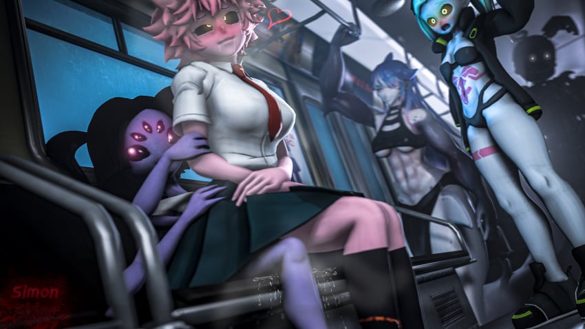 1boy 3d 3d_(artwork) 4girls abs anthro ashido_mina athletic_female athletic_futanari black_bikini black_bikini_bottom black_bikini_top black_hair black_sclera black_socks blue_hair blue_skin blush clothed_sex color cross-eyed crossover cum cum_inside cyberpunk cyberpunk:_edgerunners cyberpunk_2077 dickgirl drool_string drooling eastern_and_western_character female female_focus five_nights_at_freddy's flustered fnaf futa_on_female futanari glowing_eyes grey_skin gynomorph heart insect insect_girl intersex looking_at_sex mako_(monster_girl_island) mina_ashido monster monster_girl monster_girl_island muffet multi_arm multi_eye multi_limb muscular_female my_hero_academia night nighttime pink_hair public public_sex public_transportation purple_eyes rebecca_(edgerunners) red_tie scalie school_uniform schoolgirl schoolgirl_uniform sfm sfw shocked shocked_expression short_hair simon_sklar sitting sitting_down sitting_on_lap skirt source_filmmaker spider_humanoid springtrap springtrap_(fnaf) subway three_fingers train under_skirt underboob undertale undertale_(series) voyeur voyeurism yellow_eyes