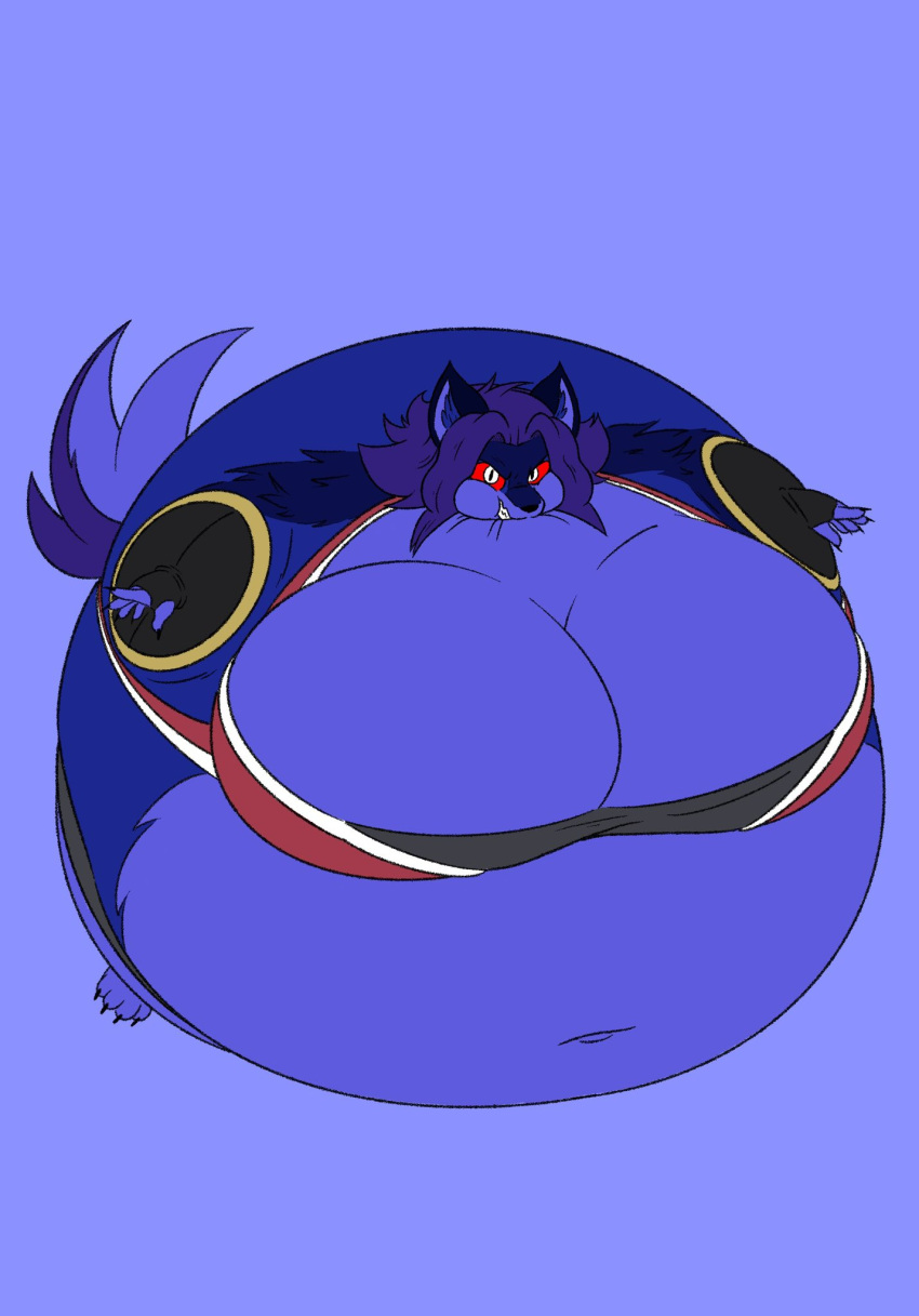 big_breasts blueberry_inflation breasts female frisk_lk inflation spherical_inflation sunken_head sunken_limbs thick_thighs wide_hips