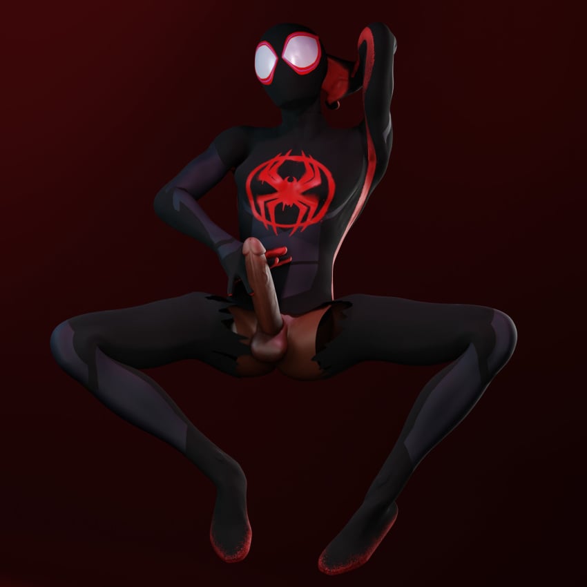 gay male male_only marvel miles_morales nsfw ripped_clothing spandex spandex_suit spider-man spider-man:_across_the_spider-verse spider-man_(series) torn_clothes torn_clothing torn_pants torn_spandex tyne yaoi