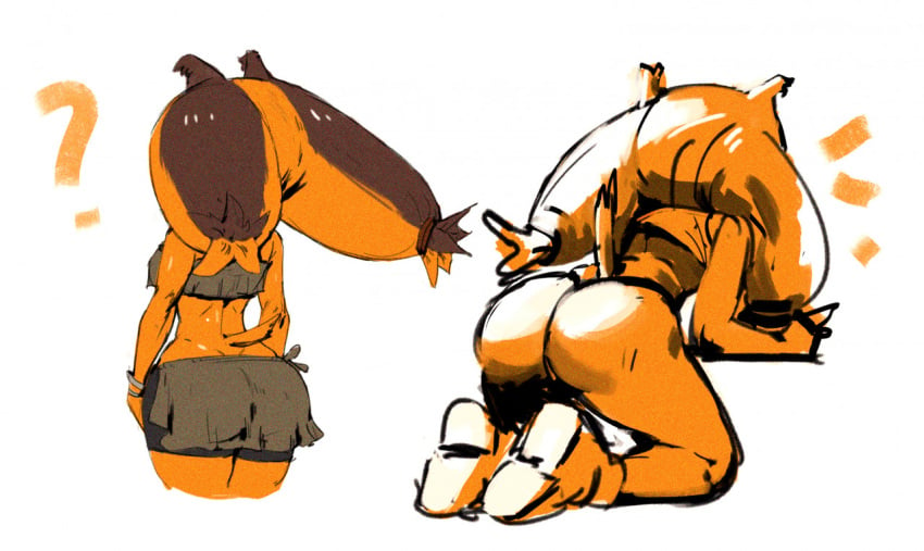 anthro ass badger bike_shorts bottomwear bra bracelet clothing female footwear genitals hair jewelry mammal mustelid musteline orange_body presenting presenting_hindquarters pussy rear_view redfred sega shoes shorts solo sonic_(series) sonic_boom sonic_the_hedgehog_(series) sticks_the_badger tied_hair tight_bottomwear tight_clothing tight_shorts underwear