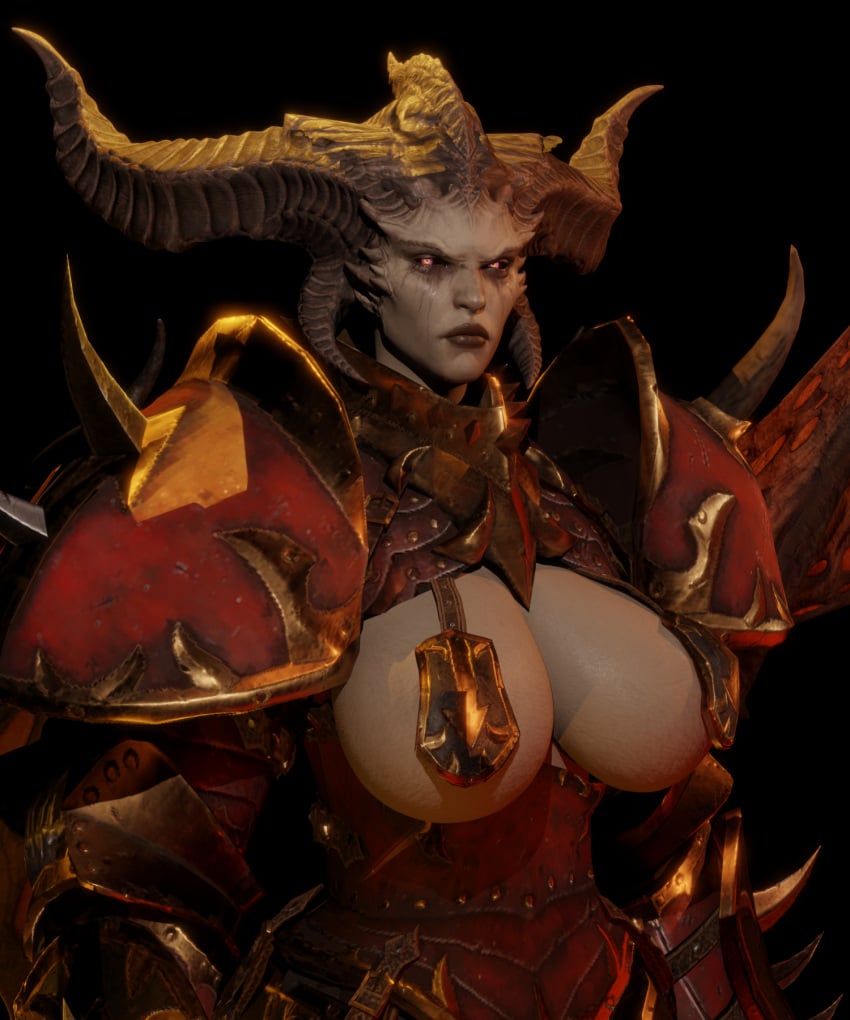 1girls 3d armour chaos_(warhammer) chaos_daemon crossover demon demon_girl demon_wings demoness diablo diablo_4 female female_only functionally_nude huge_breasts lilith_(diablo) milf nipple_covers soboro solo solo_female succubus succubus_queen tagme valkia_the_bloody warhammer_(franchise) warhammer_fantasy