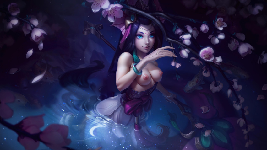 ai_generated breasts cavic0m immortal_journey_series league_of_legends nami_(league_of_legends) splendid_staff_nami tagme