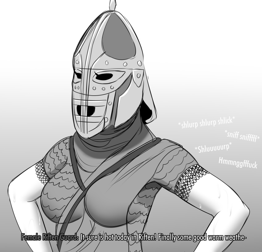 dibujito guard helmet sketch skyrim skyrim_guard text the_elder_scrolls