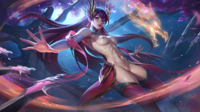 ai_generated cavic0m divine_sword_irelia immortal_journey_series irelia_xan league_of_legends naked naked_female stable_diffusion tagme thighhighs