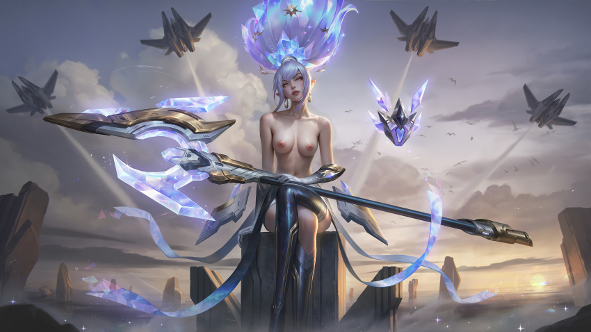 ai_generated cavic0m cyber_halo_janna_prestige_edition edit female janna_windforce league_of_legends prestige_skin steel_valkyries_series