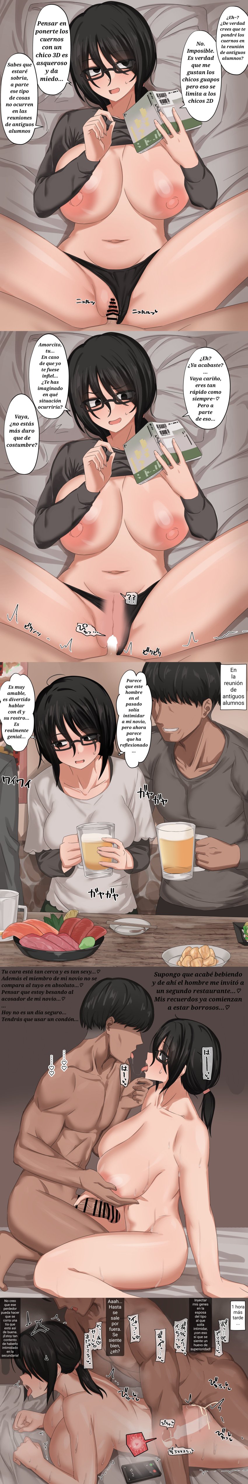 1girls 2boys 5koma beer big_breasts black_eyes black_hair black_underwear book bored bored_sex calling cellphone censored cheating cheating_female cheating_girlfriend cheating_wife comic cuckold cuckolding cum_in_pussy cum_in_uterus dark-skinned_male dark_skin disappointed disappointing disappointing_sex disinterested disinterested_sex doggy_style drunk drunk_sex enari exposed_nipples fake_smile faking_joy faking_pleasure french_kiss french_kissing from_behind from_behind_position glasses handjob impregnation impregnation_risk incoming_call kissing light-skinned_female light-skinned_male light_skin missionary_position netorare ntr nude nude_female nude_male paternity_fraud phone phone_call premature_ejaculation premature_ejaculation_shaming premature_orgasm small_penis small_penis_humiliation smartphone snacks spanish_text spanish_translation text tied_hair tongue_kiss tongue_kissing translation_request unamused unamused_sex unenthusiastic unenthusiastic_sex unsatisfied voluptuous voluptuous_female x-ray