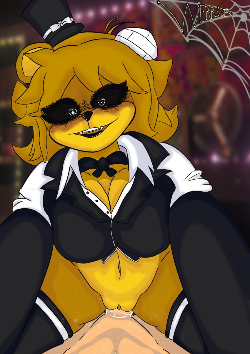 ahe_gao amused ass big_ass big_butt blush cally3d clazzey cowgirl_position cryptiacurves fazclaire's_nightclub female femdom five_nights_at_freddy's fnaf freddy_(fnaf) fredina's_nightclub fredina_(cally3d) frenni_(cryptia) frenni_fazclaire golden_freddy golden_freddy_(fnaf) golden_fredina_(cally3d) heart-shaped_pupils large_ass large_breasts looking_at_viewer male_pov pov scottgames sex smile smiling smiling_at_viewer smug straight type_0 webbster yellow_fur yellow_hair