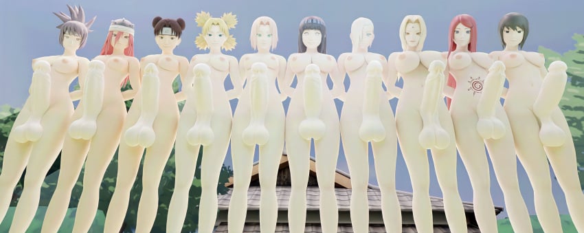 10futas 3d futa_only futa_penis futanari group hyuuga_hinata ino_yamanaka jinxed_xp mitarashi_anko naruto pov pov_crotch sakura_haruno shizune tayuya temari tenten tsunade uzumaki_kushina