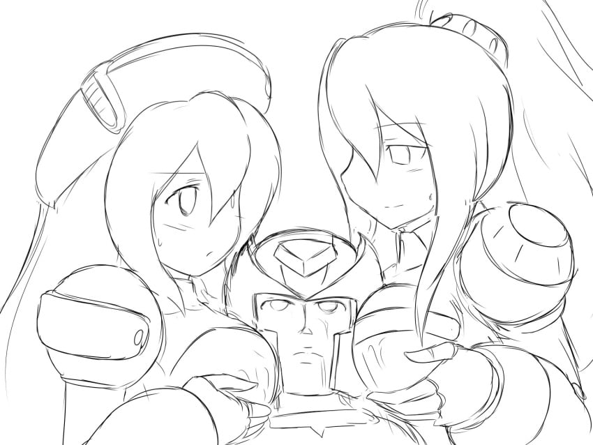 iris_(mega_man) iris_-another-_(mega_man) mega_man mega_man_x mega_man_x_dive tagme tokuninashi zero_(mega_man)