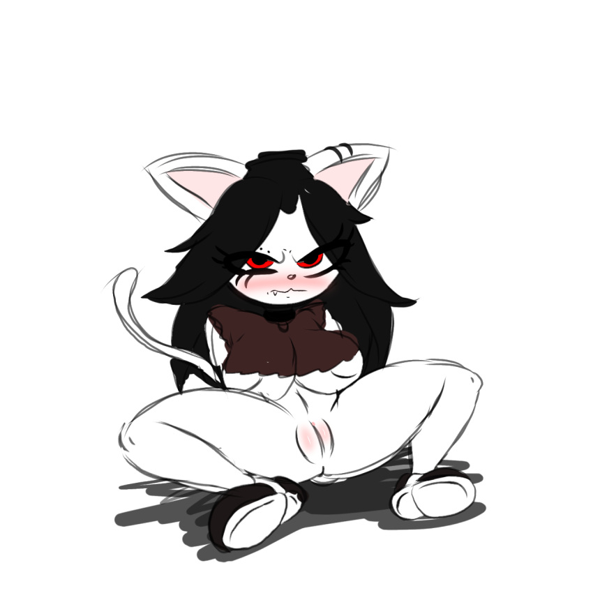 2d 2d_(artwork) 2d_artwork color giygal goth tagme temmie uncensored uncensored_vagina undertale undertale_(series)