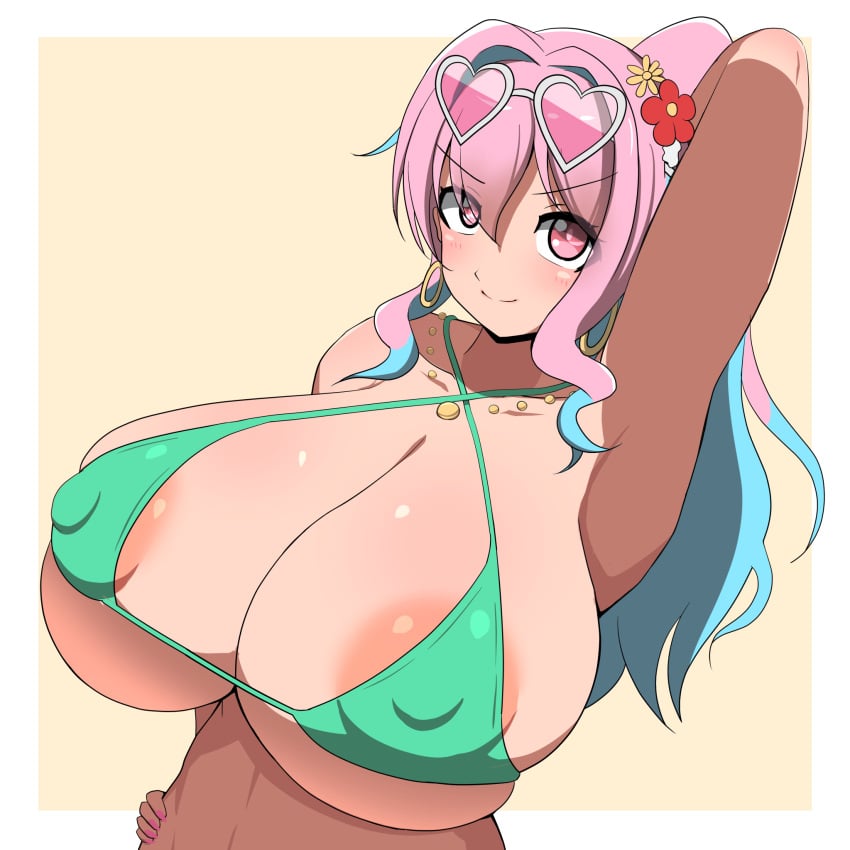 bikini cleavage hozuki_kaede huge_breasts onakaitaiyo onii-chan_wa_oshimai! swimsuit