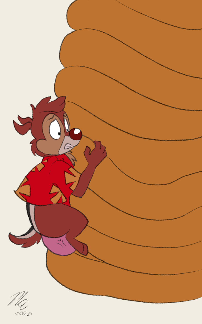 4_fingers anal anal_sex anthro anthro_on_anthro anthro_penetrated anthro_penetrating anthro_penetrating_anthro brown_body brown_fur brown_nose chip_'n_dale_rescue_rangers chipmunk clothed clothing dale_(disney) disney dragon dtz_(cdrr) duo eyebrows fingers fur genitals ground_squirrel hi_res larger_male magnificent-arsehole male male/male male_penetrated male_penetrating male_penetrating_male mammal penetration penis pink_penis rodent sciurid sex shirt size_difference smaller_male tail tan_body topwear vein veiny_penis