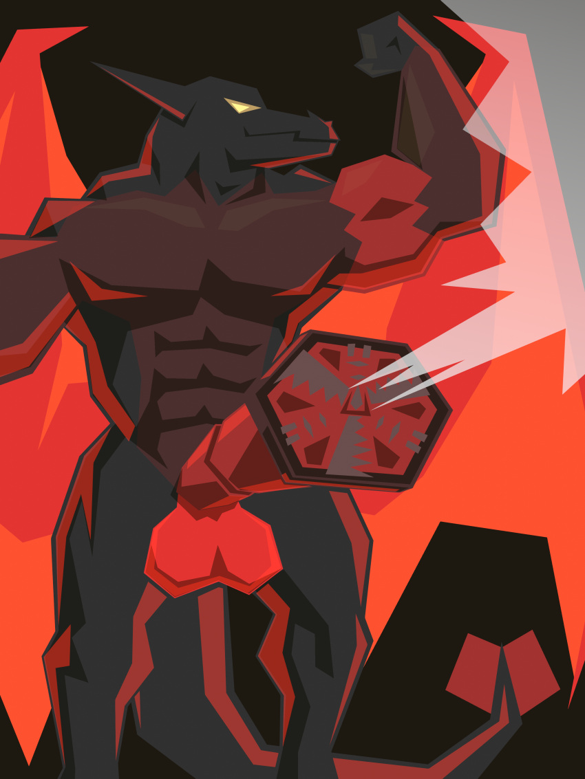 2023 abs absurd_res anthro artist_request balls biceps big_balls big_muscles big_penis black_body black_scales bodily_fluids dragon felix_bardner fin flexing_bicep genital_fluids genitals glowing glowing_balls glowing_body glowing_eyes glowing_genitalia glowing_penis glowing_scales glowing_wings hi_res hot_metal huge_balls huge_cock huge_muscles leaking male mechanical_penis membrane_(anatomy) membranous_wings metal_scales muscular pecs penis prehensile_tail red_wings scales solo steam tail tail_fin toste unknown_artist wings yellow_eyes