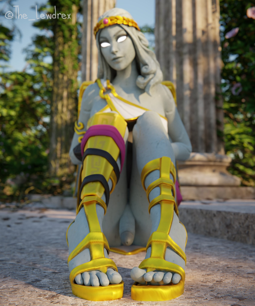 1futa 3d alternate_version_available blender bottomless detailed_background epic_games erect_penis erection feet female female_focus female_only foot_focus fortnite futa_only futanari gladiator_sandals glowing glowing_eyes golem headwear highres legs_up legwear lewdrex looking_at_viewer mineral_fauna mineral_humanoid on_floor outdoors outside partially_clothed penis pillar presenting presenting_feet presenting_penis rock_creature rock_humanoid shadow shoes sitting solo solo_focus stone_body stone_skin stoneheart sun sunlight topwear watermark white_eyes