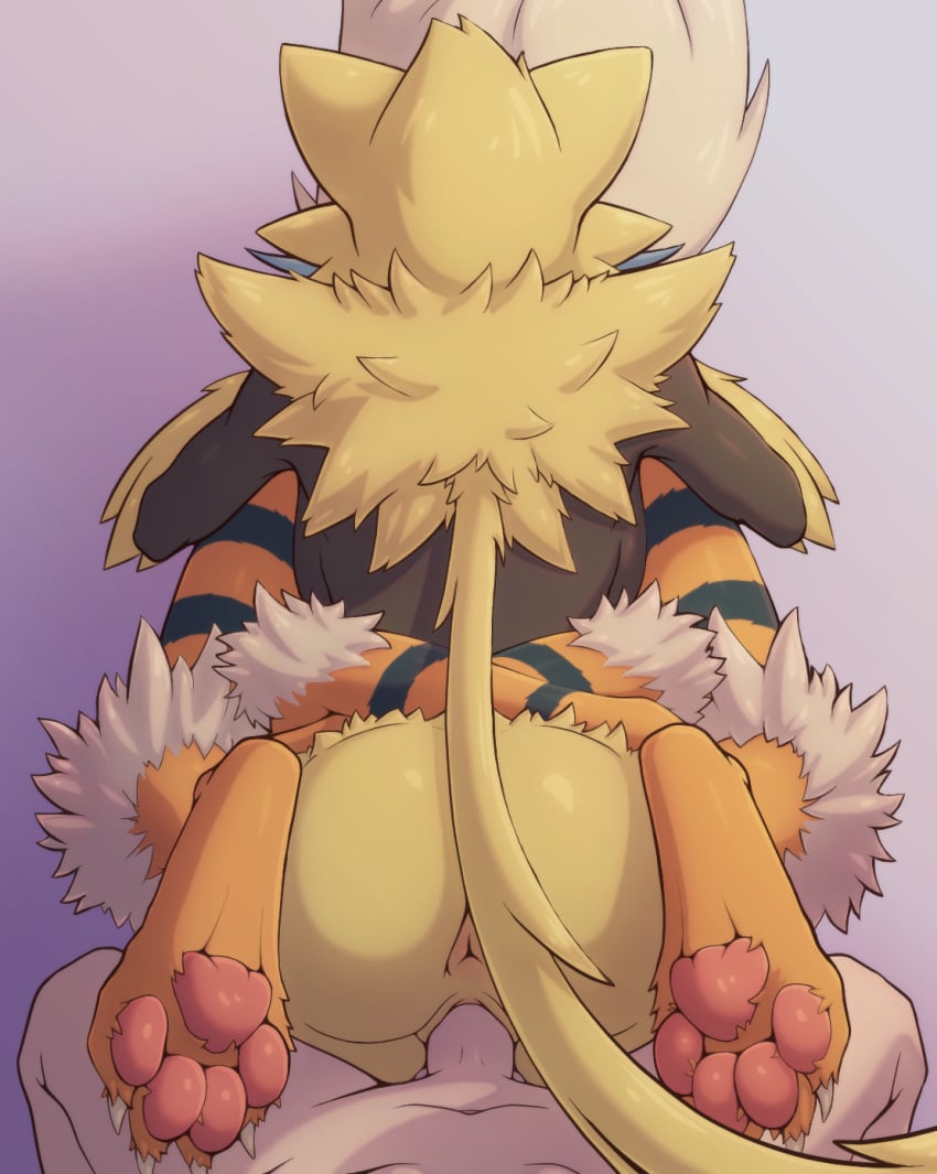 anthro anthro_penetrated anus arcanine ass athletic_female cc-by-nc claws creative_commons female female_penetrated fur generation_1_pokemon generation_7_pokemon genitals group group_sex hi_res human human_on_anthro human_penetrating human_penetrating_anthro interspecies legendary_pokemon light-skinned_male male male/female male_penetrating male_penetrating_female mammal nintendo pawpads penetration penile penile_penetration penis penis_in_pussy pokémon_(species) pokemon pokemon_(species) pokephilia pussy rengaboo sex threesome trio vaginal_penetration yellow_body yellow_fur zeraora