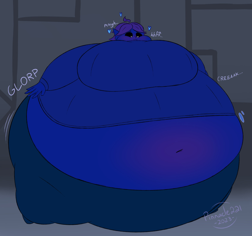 big_breasts blueberry_inflation breasts female inflation pinnacle22 spherical_inflation thick_thighs wide_hips