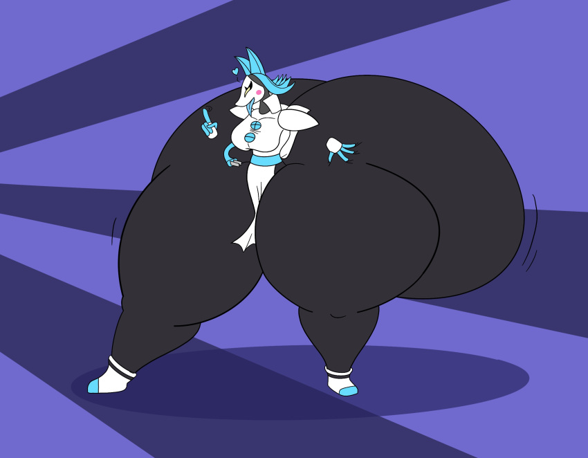 1girls ass_bigger_than_body ass_bigger_than_head ass_bigger_than_torso big_ass big_breasts blush bottom_heavy breasts bubble_butt colossal_ass deltarune gigantic_ass heart hyper_ass hyper_hips hyper_thighs jiggling_ass massive_ass massive_thighs motion_lines non-human smthinaboutmeme suggestive_look tasque_manager_(deltarune) thick_thighs thunder_thighs tongue_out wide_hips