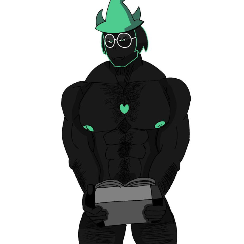 black_body deltarune hat male_only meme mge mge_brother muscular_male naked_male nude_male ralsei