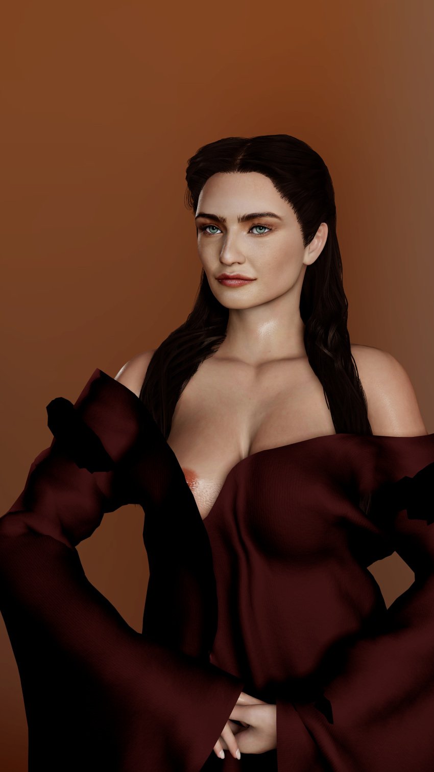 exposed_breasts fantasy game_of_thrones kinvara priestess robe