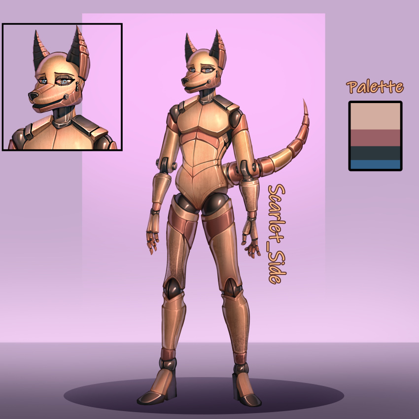 2023 adopt adoptable anthro blue_eyes canine design digital_media_(artwork) doll doll_joints fur furry furry_only male manikin oc original original_character scarlet_side wood wooden