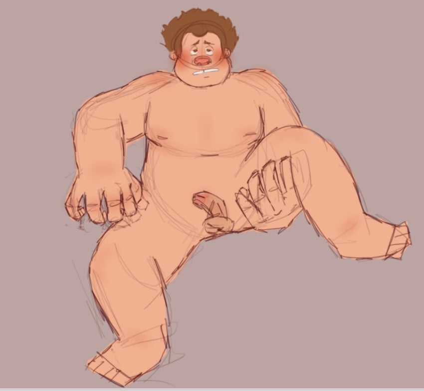 colored colored_sketch disney fagasta gay low_effort male male_only penis ralph_(wreck-it_ralph) submissive_male toony wreck-it_ralph