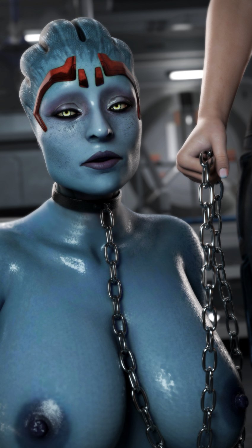 3d asari banap chained enslaved imminent_rape mass_effect samara