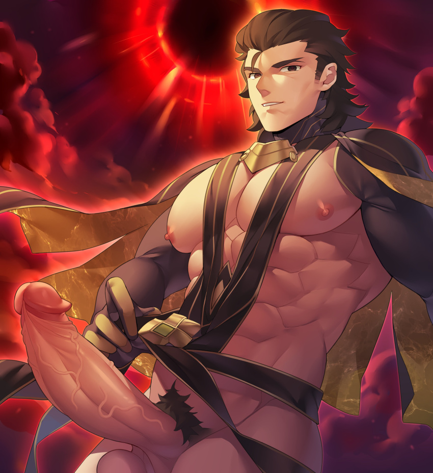 character_request etap fate/grand_order fate/stay_night fate_(series) kirei_kotomine male muscular penis rasputin_(fate) solo_male