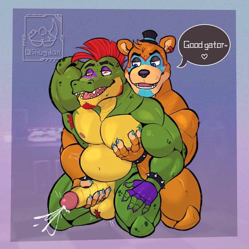 2023 2boys abs alligator alligatorid alternate_version_available anal anal_sex animatronic anthro anthro_focus anthro_on_anthro anthro_only anthro_penetrated anthro_penetrating anthro_penetrating_anthro anthrofied armpit_hair arms_behind_back artist_logo artist_name ball_tuft balls balls_hair ballsack bear beard beard_stubble belly_expansion belly_inflation big_balls big_cock big_dom_small_sub big_penetration big_penis big_testicles bigger_male bigger_penetrating_smaller blue_eyes blurred_background blurry_background body_fur boner bracelet bulge claws cock completely_nude completely_nude_male crocodile crocodilian crocodylid cum_drip cum_in_ass cum_inflated_belly cum_inside cum_trail cumming cumming_from_anal_sex cumming_inside cumming_while_penetrated cumming_while_penetrating cumshot dick digital_drawing_(artwork) digital_media_(artwork) drool drooling duo duo_focus ear_piercing ear_ring earring ejaculate ejaculating ejaculating_cum ejaculating_while_penetrated ejaculation ejaculation_while_penetrated english english_text erect_penis erection eyebrow_piercing facepaint facial_hair fangs filled_belly finger_claws fingerless_gloves five_nights_at_freddy's five_nights_at_freddy's:_security_breach focus_on_penis foreskin foreskin_folds from_behind from_behind_position furry furry_male furry_only gay gay_anal gay_domination gay_male gay_sex glamrock_freddy_(fnaf) glans gloves goatee grabbing_chest grabbing_pecs grabbing_penis green_skin hairy_armpits hairy_balls half-closed_eyes hand_on_chest hand_on_pecs handjob handjob_from_behind handjob_while_penetrating happy_trail headgear headwear helping_hand holding_penis huge_cock humanoid_penis inflation intact jerking jerking_off jerking_off_another jerkingoff jerkingoff_another kneeling kneeling_on_ground large_insertion large_penis long_penis looking_pleasured machine male male/male male_dominating_male male_domination male_nipples male_only male_penetrated male_penetrating male_pubic_hair mammal mammal_humanoid masturbating masturbating_other masturbating_while_penetrated masturbation mohawk_(hairstyle) montgomery_gator_(fnaf) movement_lines muscles muscular_anthro muscular_arms muscular_legs muscular_male navel nude nude_male ochre_fur open_smile orgasm_from_anal orgasm_from_handjob pecs penetrating penetration penile_penetration penis penis_grab penis_hold penis_in_ass penis_out penis_size_difference pierced_eyebrow piercing posing red_eyes red_hair reptile reptile_humanoid retracted_foreskin robot saliva saliva_string scales scalie_humanoid scottgames scrotum sex sex_from_behind sharp_teeth shugdon sideburns size_difference smaller_male smile smiley_face smiling steel_wool_studios stomach stomach_bulge stomach_deformation stomach_inflation testicles text text_bubble thick_penis tongue top_hat touching_chest uncut ursid ursid_humanoid veiny_penis yaoi