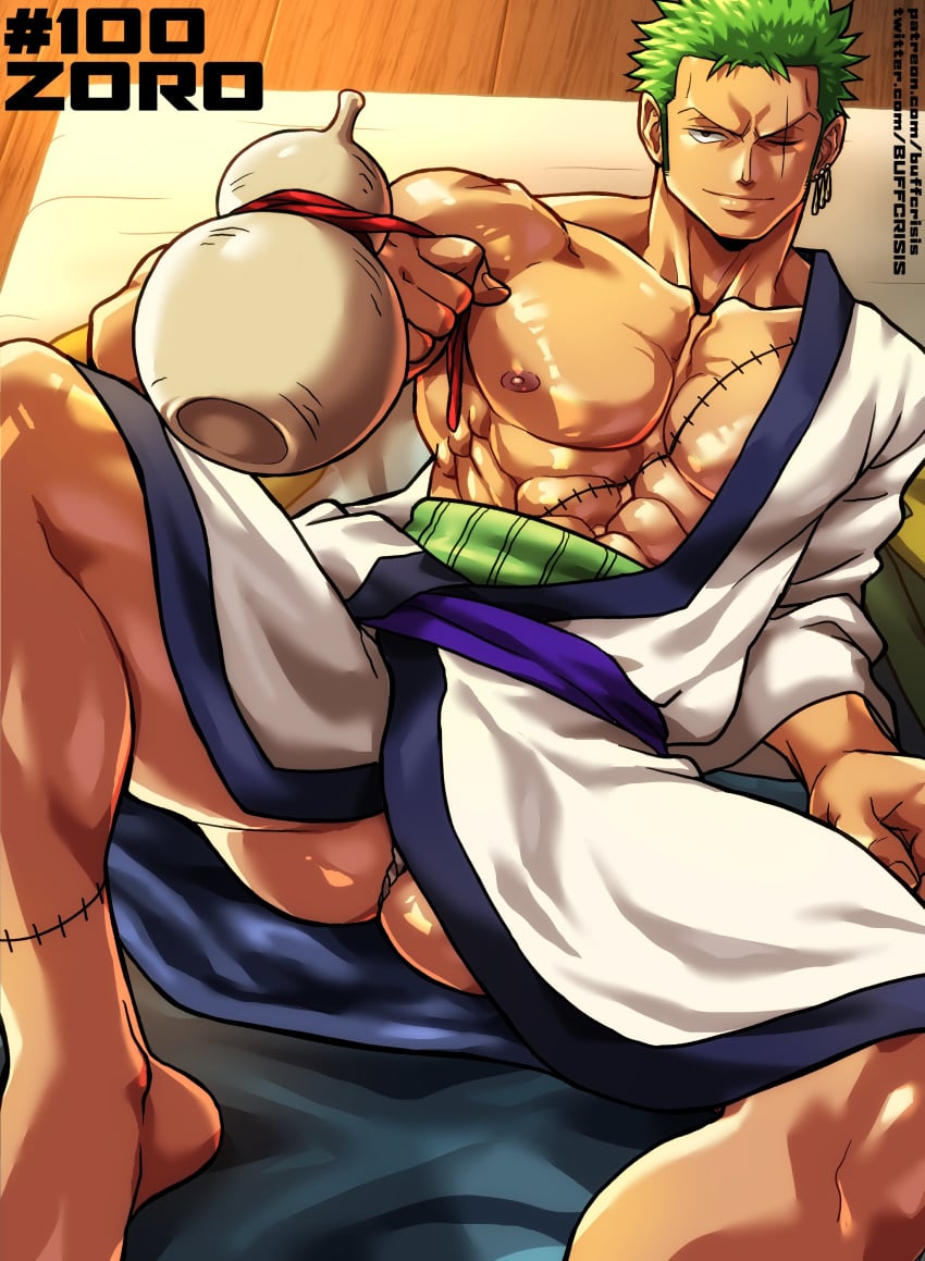 Roronoa Zoro (One Piece) Rule 34 Image