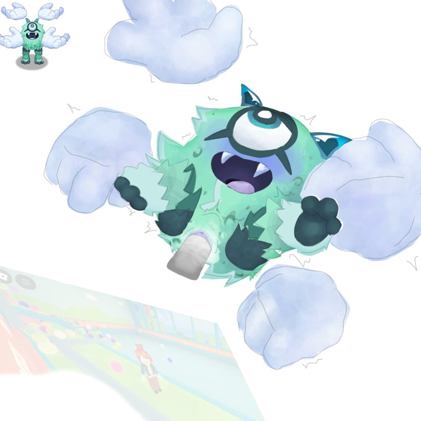 Fandhul (Big Blue Bubble) Rule 34 Image