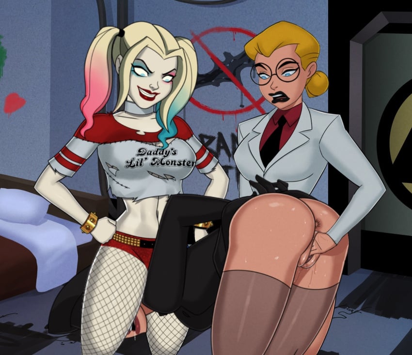 3girls anus ass batman:_the_animated_series batman_(series) big_ass big_breasts busty curvaceous curvy curvy_figure dc dc_comics dcau dr._harleen_quinzel edited eyebrows eyelashes eyes female female_only fishnets fisting harleen_quinzel harley_quinn harley_quinn_(2019) harley_quinn_(series) hourglass_figure huge_ass huge_breasts jimwalrus large_ass large_breasts legs light-skinned_female light_skin lips mercy_graves multiple_girls nsfw square_crossover stockings sunsetriders7 superman:_the_animated_series the_new_batman_adventures thick thick_legs thick_thighs thighs top_heavy upper_body voluptuous waist wide_hips yuri