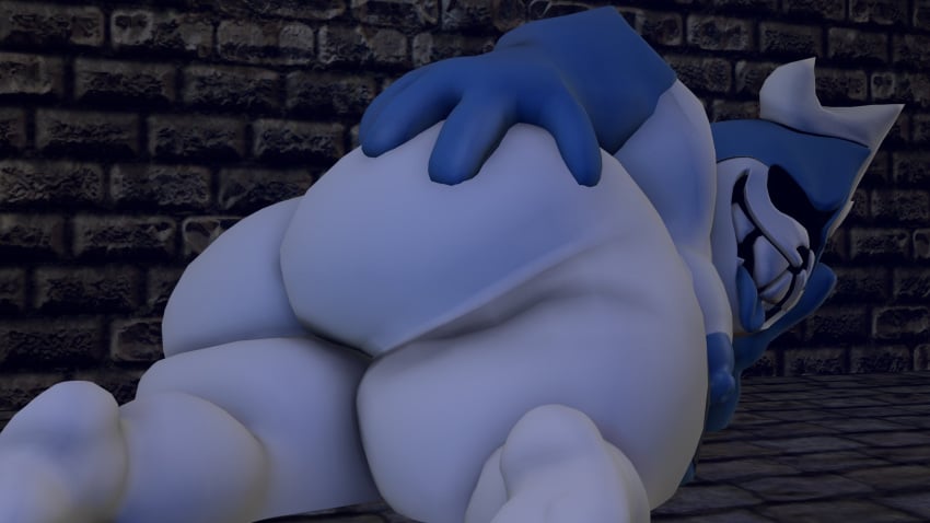 3d ass deltarune king_spade male_only moobs mrrainbow nipples overweight tagme undertale_(series)