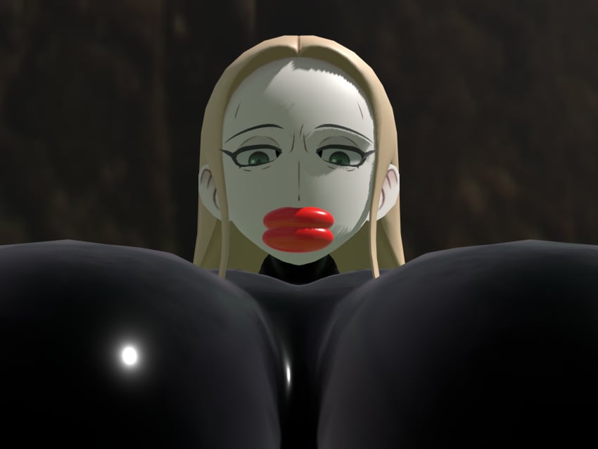 1girls 3d big_lips bimbo bimbo_lips blender blender_(software) blonde_hair bodysuit breasts_bigger_than_head dld493v2 female game_freak green_eyes huge_breasts hyper hyper_bimbo hyper_breasts latex lips lipstick long_hair looking_down looking_down_at_viewer nintendo oleana_(pokemon) pokemon pokemon_ss red_lipstick self_upload shiny skin_tight solo solo_female thick_lips white_skin