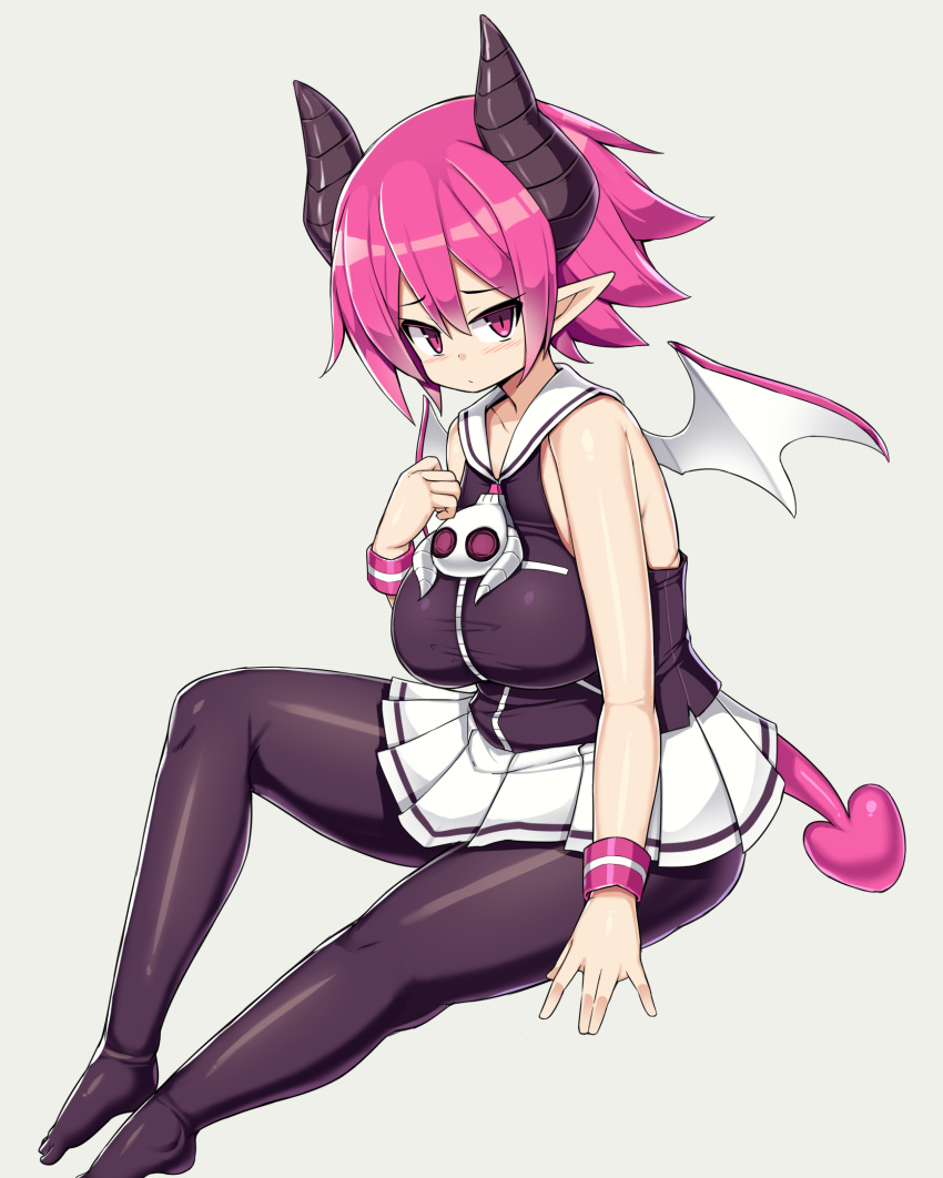 alternate_version_available blush breasts clothed disgaea disgaea_3 huge_breasts large_breasts looking_at_viewer nippon_ichi_software raspberyl sawati succubus succubus_horns succubus_tail succubus_wings thick_thighs thighs tights