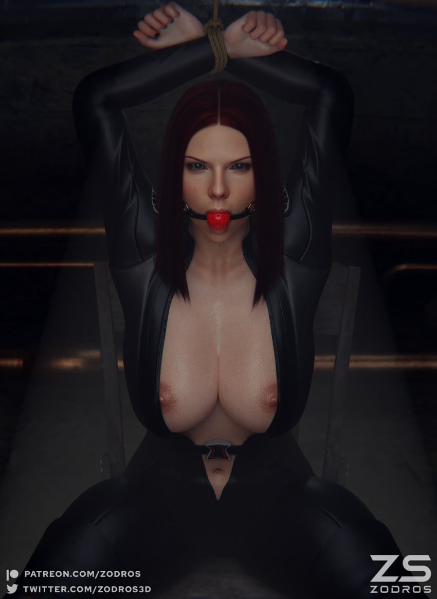 1girls 3d 3d_(artwork) 3dx angry angry_expression angry_eyes angry_face angry_sub avengers ball_gag before_rape before_sex big_breasts big_nipples black_widow_(marvel) blender blender_(software) blender_cycles bondage breasts captured captured_heroine chair chair_bondage female gag gagged gagged_female leather leather_suit looking_at_viewer marvel marvel_cinematic_universe marvel_comics natasha_romanoff nipples red_hair saliva saliva_drip saliva_string saliva_trail salivating scarlett_johansson solo solo_focus suit tied tied_hands tied_to_chair tied_up zodros