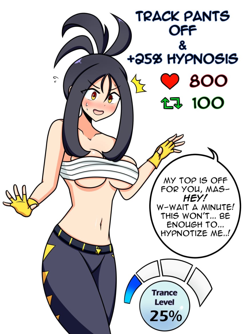 1girls bandaged_chest big_breasts boobs breasts busty curvaceous curvy curvy_body curvy_female curvy_figure dendra_(pokemon) female game_freak hypnosis nintendo pokemon pokemon_(game) pokemon_sv sortish-kinda voluptuous