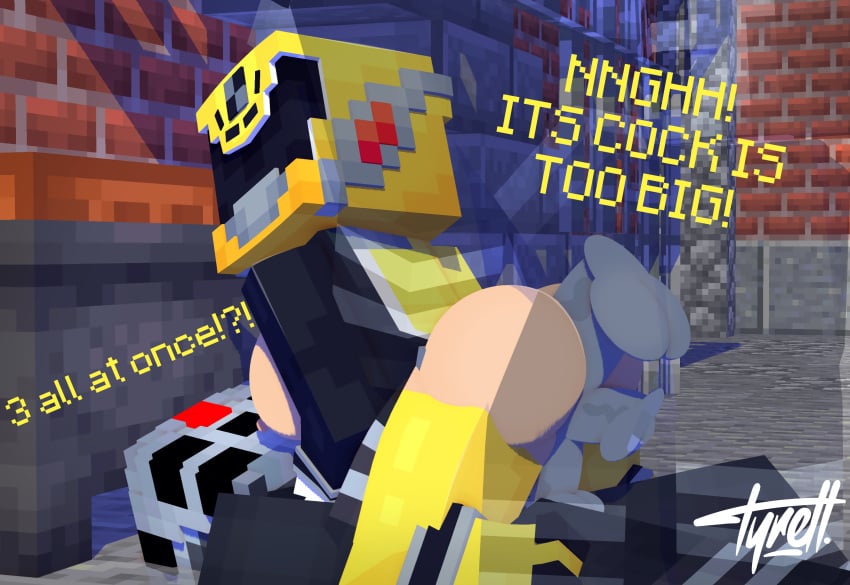 1girls 3boys 3d anal anal_sex armor armour big_breasts breasts erect_nipples female gangbang group group_sex helmet huge_cock human large_breasts large_penis laying_on_ground looking_at_another mine-imator minecraft multiple_boys nipples nude outside power_rangers power_rangers_spd public public_nudity public_sex ripped_clothing sentai sex tagme text torn_clothes torn_clothing triple_penetration tyiscrazy vaginal_penetration vaginal_sex video_games yellow_ranger z_delgado