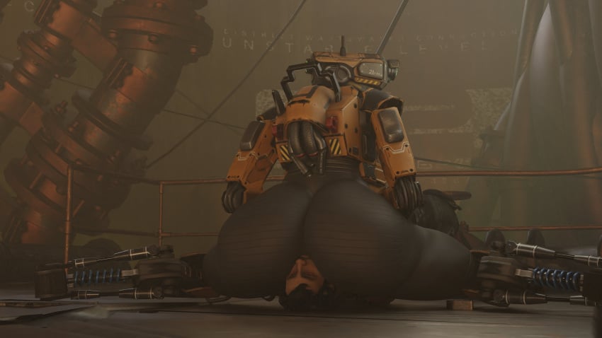 absurd_res ass big_butt dominant dominant_male duo facesitting flexible girly hi_res huge_butt human humanoid jack_cooper_(titanfall) machine male male/male mammal metal metallic_body mrvn pyro_enthusiast robot sitting sitting_on_another smothering smothering_ass splits spread_legs spreading submissive submissive_male thick_thighs wide_hips