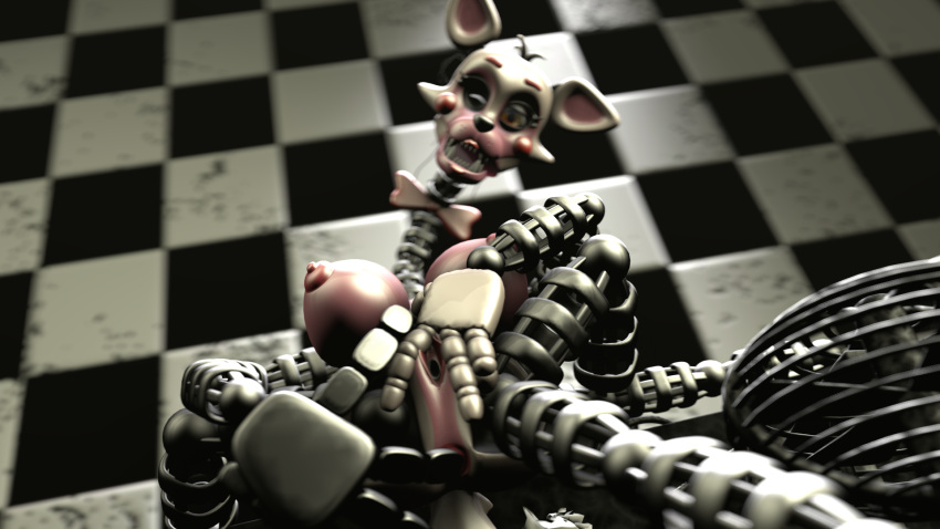 3d animatronic blurry_background fingering_ass fingering_self five_nights_at_freddy&#039;s five_nights_at_freddy&#039;s_2 keystrks mangle_(fnaf) mangle_(spacebaron) mangled_mangle_(fnaf) one_eye pussy_spreading sfm