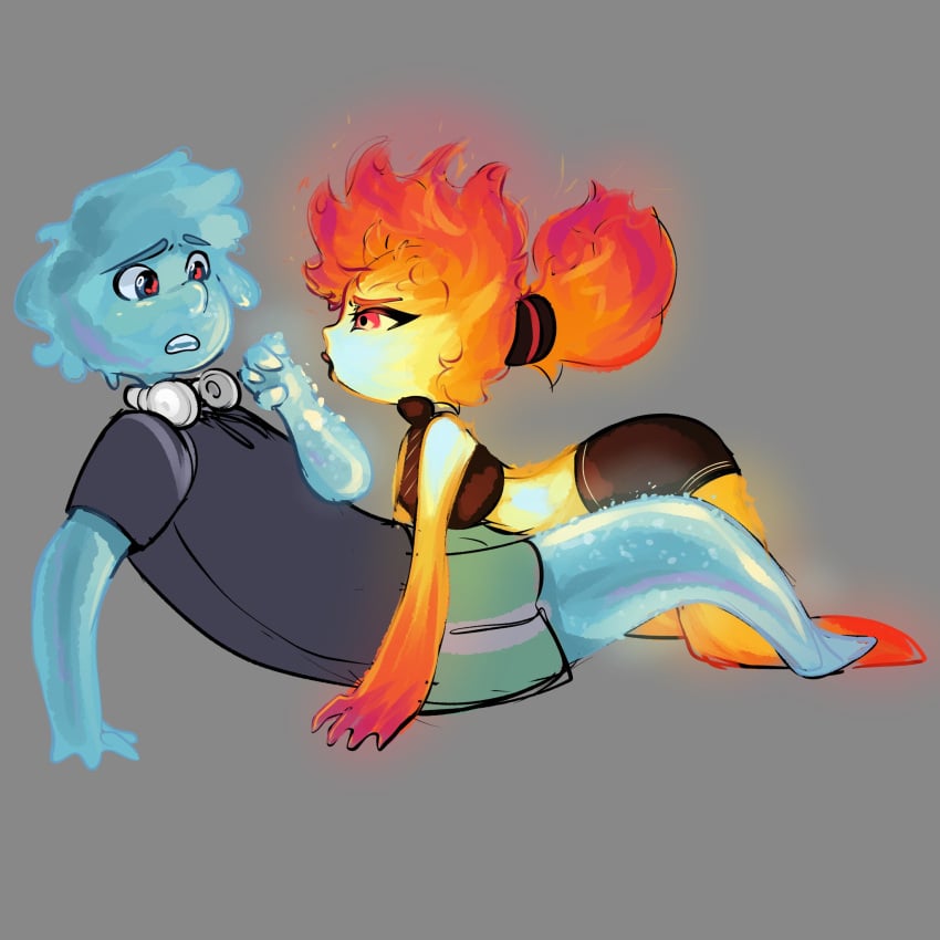 disney elemental_(pixar) ember_lumen fairyincorner female pixar tagme wade_ripple