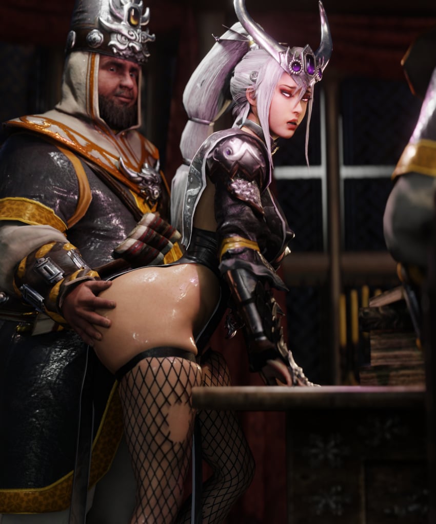 1girls 3d ass branded collar erect_nipples_under_clothes fat_man female femsub fishnets groping groping_ass huge_ass huge_breasts miao_ying molestation public sideboob skimpy skimpy_clothes soboro stealth straight suggestive sweat tagme tattoo thick_ass thick_thighs thighhighs ugly_bastard warhammer_(franchise) warhammer_fantasy