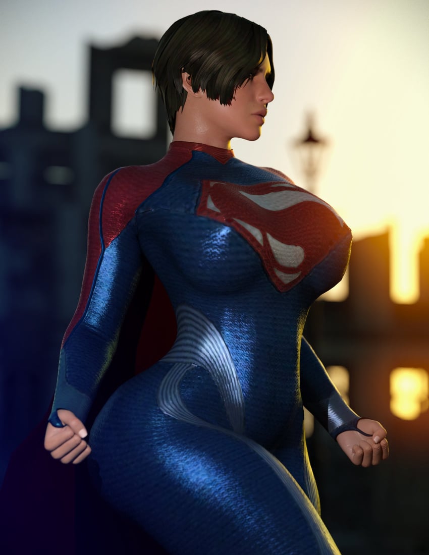 1girls 3d abs alien alien_girl alternate_body_type alternate_breast_size ass athletic_female big_ass big_breasts black_hair bodysuit breasts dc dc_comics dc_extended_universe dceu female female_only fully_clothed kara_zor-el kryptonian rude_frog sasha_calle short_hair skin_tight skin_tight_suit skintight skintight_bodysuit solo supergirl supergirl_(dceu) supergirl_(sasha_calle) supergirl_(series) superman_(series) the_flash_(2023) the_flash_(series) thick_thighs tight_clothing