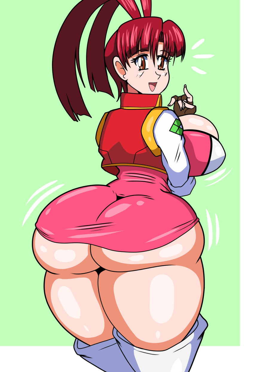 1girls ass big_ass big_breasts big_butt breasts bubble_ass bubble_butt dumptruck_ass dumptruck_butt fat_ass fat_butt female gaogaigar huge_ass huge_breasts huge_butt shingattai thick_ass thick_butt thick_thighs utsugi_mikoto