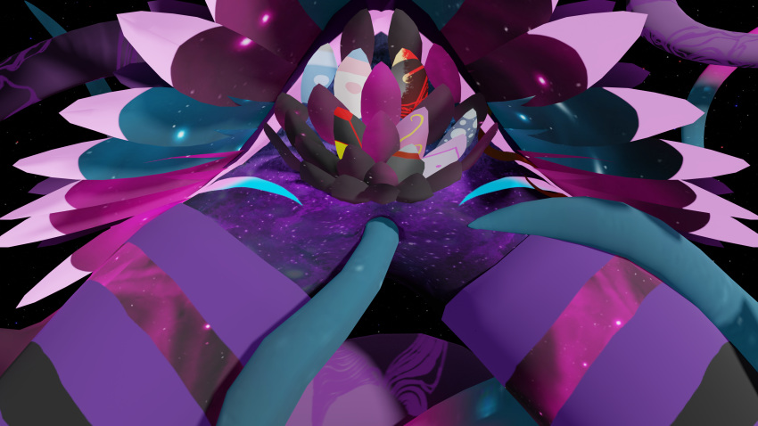 3d_(artwork) absurd_res anal anal_sex anthro anus avali avali_underfluffies blender_(software) blender_cycles digital_media_(artwork) eldritch_abomination feathers harbalarm harbalarm_(character) hi_res male male_only multicolored_body multicolored_feathers penetration purple_body purple_feathers sex solo tentacle tentacle_in_ass tentacle_penetration tentacle_sex underfluffies