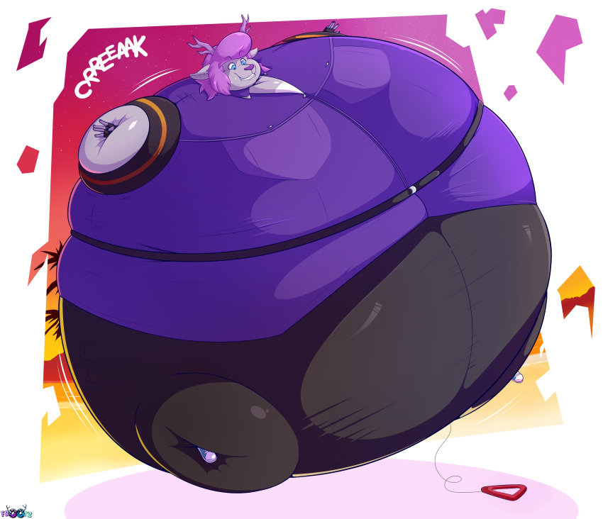 big_breasts breasts female frootiebuck inflation spherical_inflation sunken_head sunken_limbs