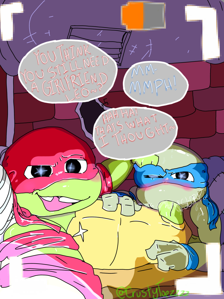 incest leonardo mutant_mayhem raphael selfie showing_off tagme teenage_mutant_ninja_turtles teenage_mutant_ninja_turtles:_mutant_mayhem yaoi