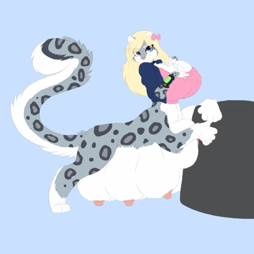 10_breasts big_breasts breasts chakat chakat_daydreamer clothing felid felid_taur female hc_svnt_dracones hi_res huge_breasts hyper hyper_breasts mammal mammal_taur mifmaf multi_breast pantherine pantherine_taur pose snow_leopard snow_leopard_taur solo spots taur topwear