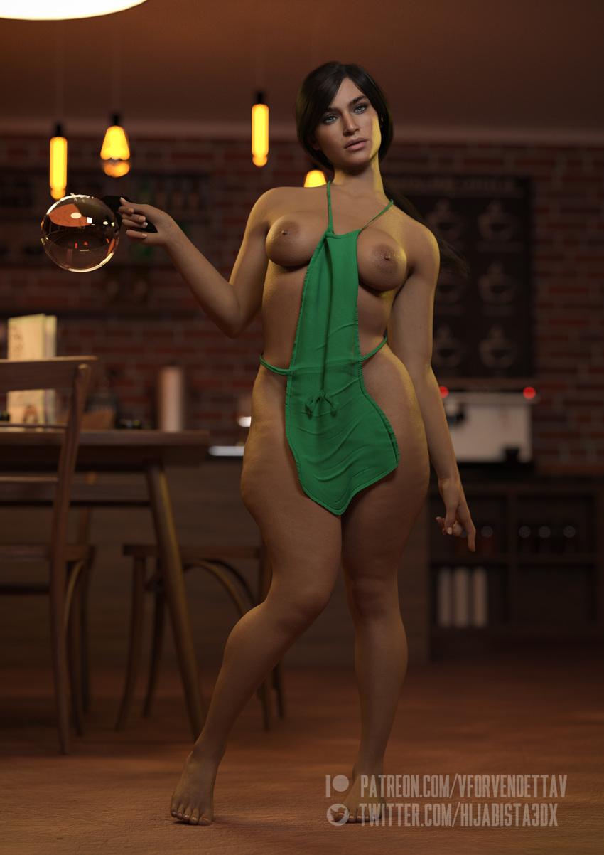 1girls 3d 3dx big_ass big_breasts biracial blender blue_eyes brown_hair cellulite chloe_frazer chubby coffee coffee_shop curvaceous curvy dark_brown_hair dark_hair daz_studio eyelashes eyeshadow high_resolution highres huge_ass huge_thighs iced_latte_with_breast_milk indian indian_female large_ass large_breasts lips_parted lipstick looking_at_viewer looking_pleasured milf naked_apron pinup ponytail portrait solo tan-skinned_female tan_skin tanned tanned_skin thick_thighs thighs tied_hair uncharted uncharted_the_lost_legacy vforvendettav voluptuous voluptuous_female wide_hips